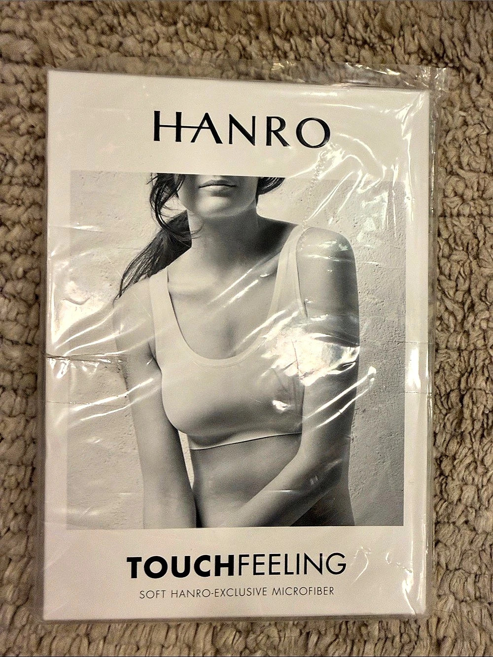 HANRO Touch Feeling Microfiber Bra in White NWT